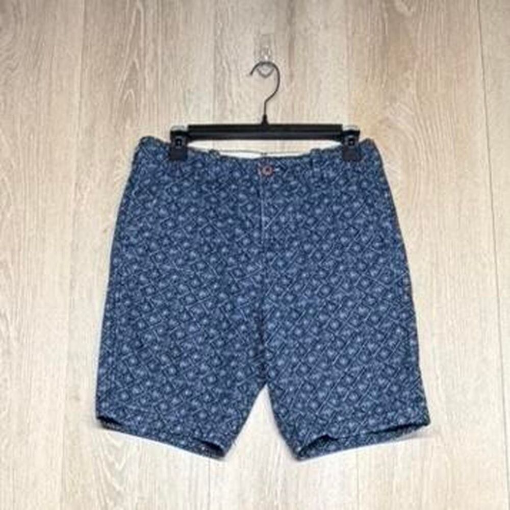 Hollister-co Men's Blue and Navy Shorts